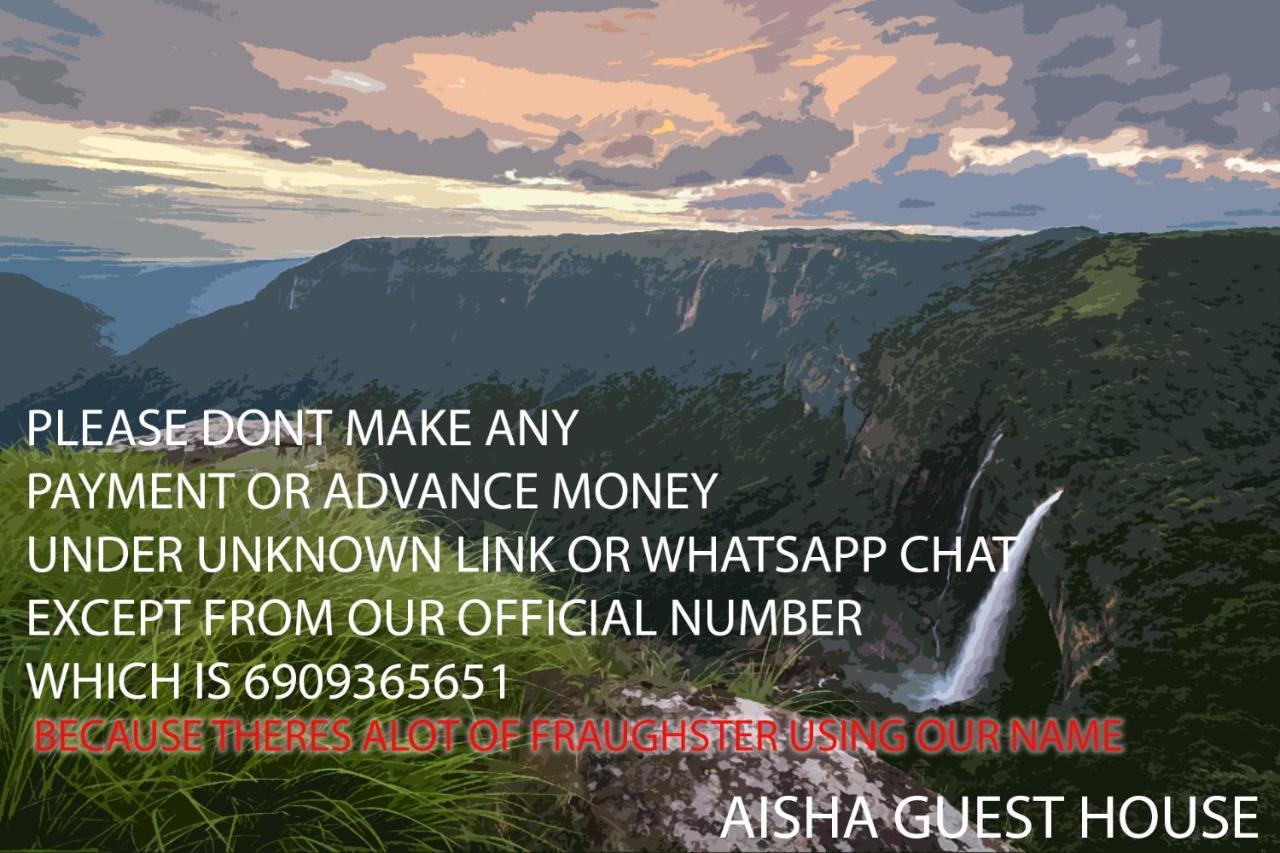 Aisha Guest House Bed & Breakfast Cherrapunji Exteriör bild