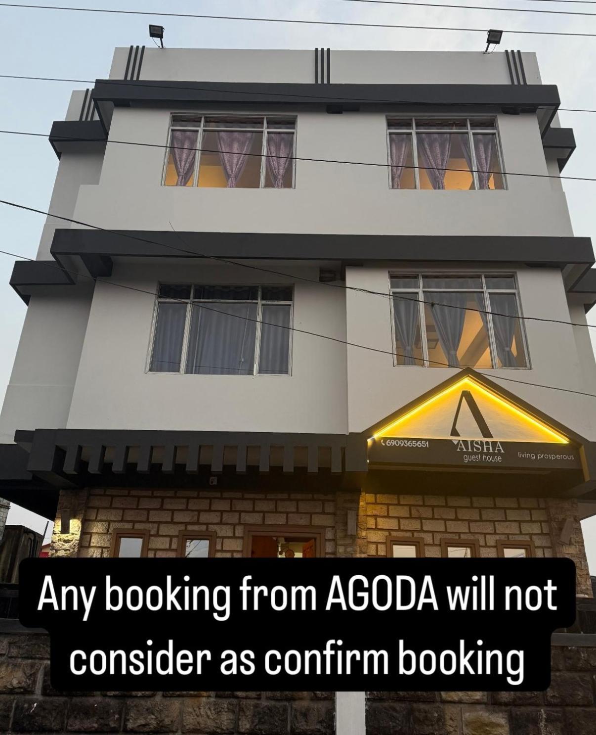 Aisha Guest House Bed & Breakfast Cherrapunji Exteriör bild